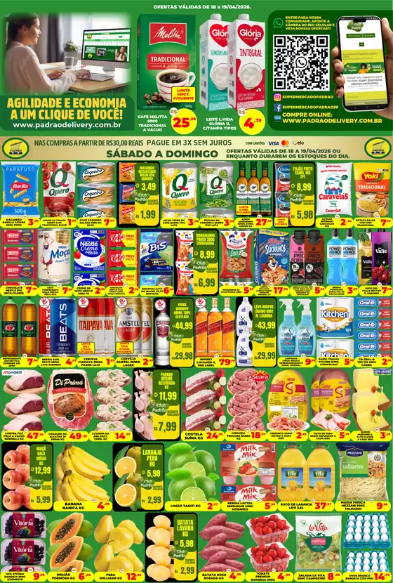 Catálogo Supermercado Padrão | Descontos e promoções | 2026-04-18T00:00:00.000Z - 2026-04-19T00:00:00.000Z