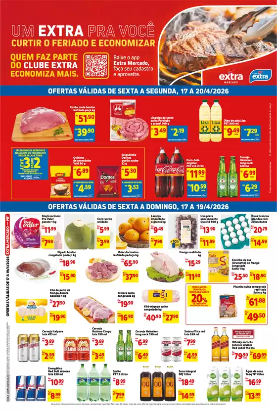 Catálogo Extra | Ofertas especiais atraentes para todos | 2026-04-17T00:00:00.000Z - 2026-04-20T00:00:00.000Z