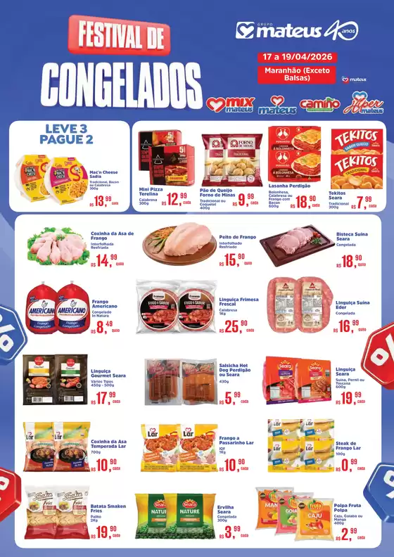 Catálogo Supermercados Mateus | Festival de Congelados | 2026-04-16T00:00:00.000Z - 2026-04-19T00:00:00.000Z