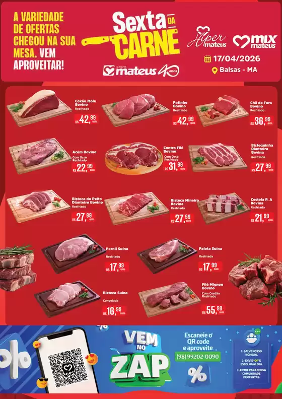 Catálogo Supermercados Mateus | Sexta da Carne | 2026-04-16T00:00:00.000Z - 2026-04-17T00:00:00.000Z
