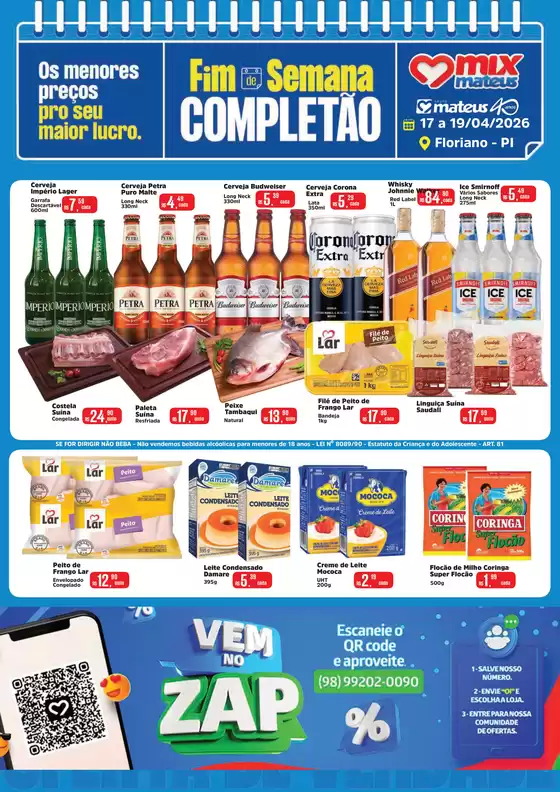 Catálogo Supermercados Mateus | FDS de Ofertas | 2026-04-16T00:00:00.000Z - 2026-04-19T00:00:00.000Z