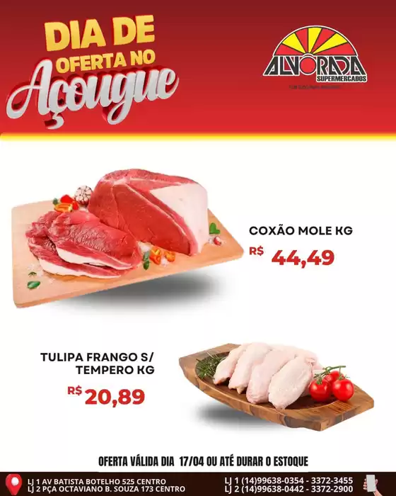 Catálogo Alvorada Supermercados | Ofertas especiais atraentes para todos | 2026-04-17T00:00:00.000Z - 2026-04-17T00:00:00.000Z