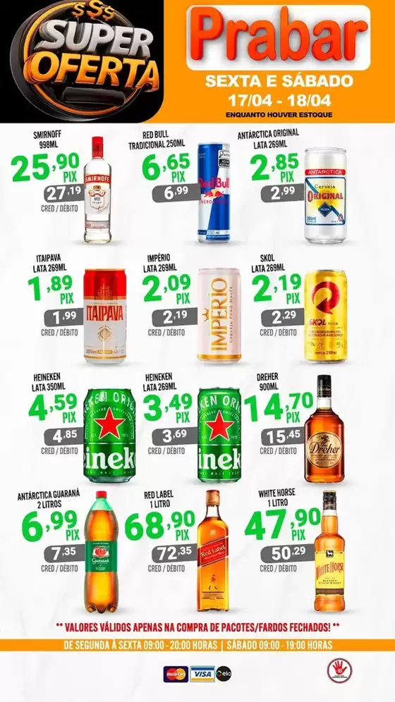 Catálogo Prabar Bebidas | Super Oferta | 2026-04-17T00:00:00.000Z - 2026-04-18T00:00:00.000Z