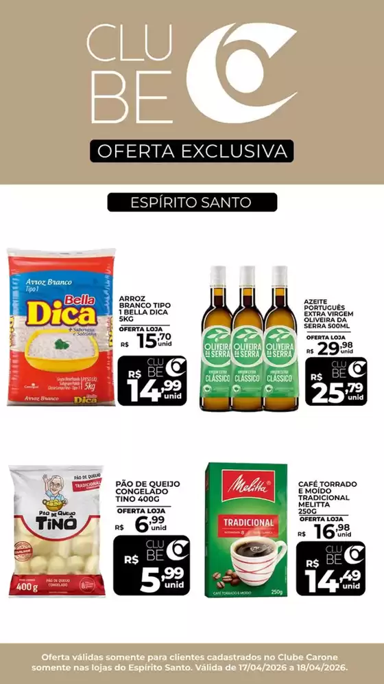 Catálogo Carone | Ofertas | 2026-04-17T00:00:00.000Z - 2026-04-19T00:00:00.000Z