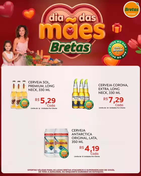 Catálogo Supermercado Bretas | Grandes descontos em produtos selecionados | 2026-04-17T00:00:00.000Z - 2026-04-23T00:00:00.000Z