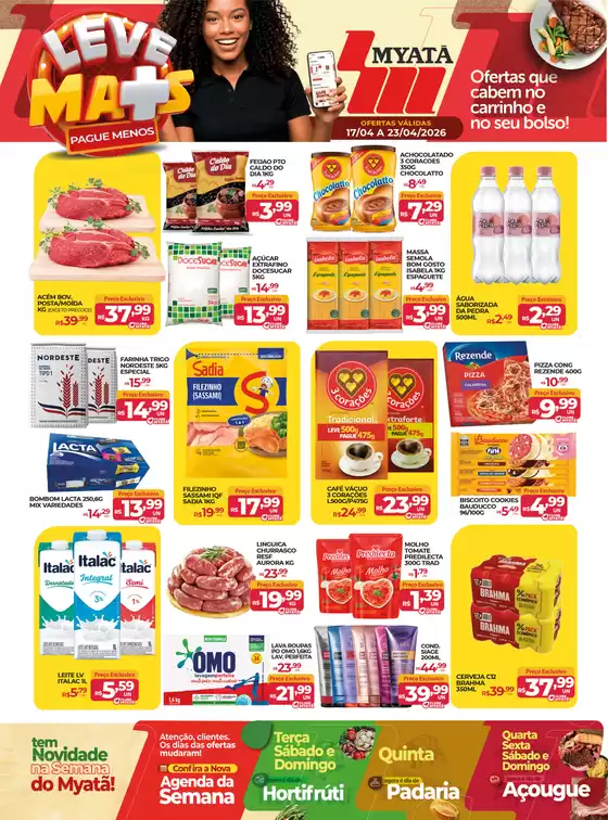 Catálogo Supermercados Myatã | Grandes descontos em produtos selecionados | 2026-04-17T00:00:00.000Z - 2026-04-23T00:00:00.000Z