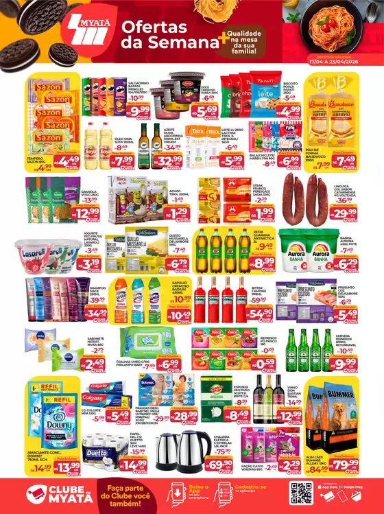 Catálogo Supermercados Myatã | Ofertas exclusivas e pechinchas | 2026-04-17T00:00:00.000Z - 2026-04-23T00:00:00.000Z