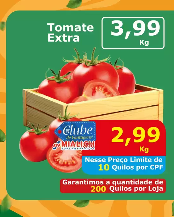 Catálogo Mialich Supermercados | Melhores ofertas para todos os caçadores de pechinchas | 2026-04-20T00:00:00.000Z - 2026-04-22T00:00:00.000Z