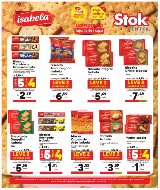 Catálogo Stok Center | 312e5d47 8ac6 4d58 8ebf 9b47a939bd9b campanha 53296 sem marcas alta | 2026-04-18T00:00:00.000Z - 2026-04-22T00:00:00.000Z