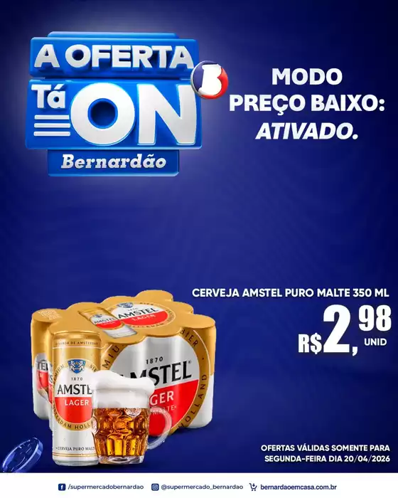 Catálogo Supermercado Bernardão | Encarte Supermercado Bernardão | 2026-04-20T00:00:00.000Z - 2026-04-20T00:00:00.000Z