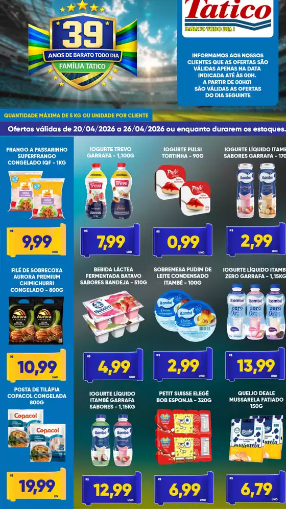 Catálogo Tatico | Melhores ofertas para todos os caçadores de pechinchas | 2026-04-20T00:00:00.000Z - 2026-04-26T00:00:00.000Z