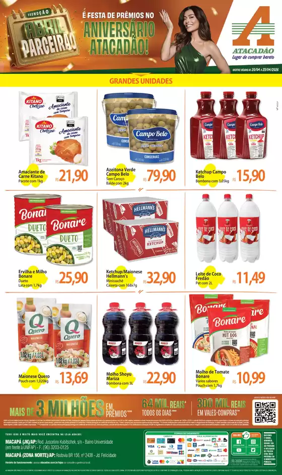 Catálogo Atacadão em Ferraz de Vasconcelos | Atacadão - Grandes Unidades (G.U.) | 2026-04-20T00:00:00.000Z - 2026-04-23T00:00:00.000Z