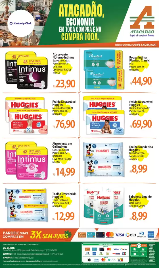 Catálogo Atacadão em Ferraz de Vasconcelos | Atacadão - Bebês | 2026-04-20T00:00:00.000Z - 2026-04-26T00:00:00.000Z