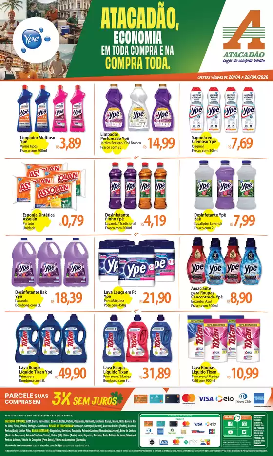 Catálogo Atacadão em Ferraz de Vasconcelos | Atacadão - Limpeza | 2026-04-20T00:00:00.000Z - 2026-04-26T00:00:00.000Z