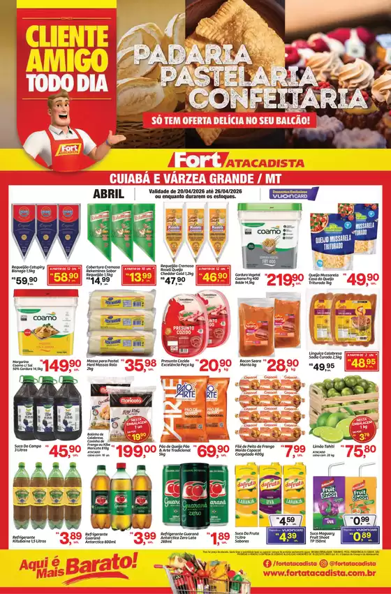 Catálogo Fort Atacadista | MT Fort Food Service Pastelaria Padaria e Confeitaria 20 a 26 ABR 26 | 2026-04-20T00:00:00.000Z - 2026-04-26T00:00:00.000Z