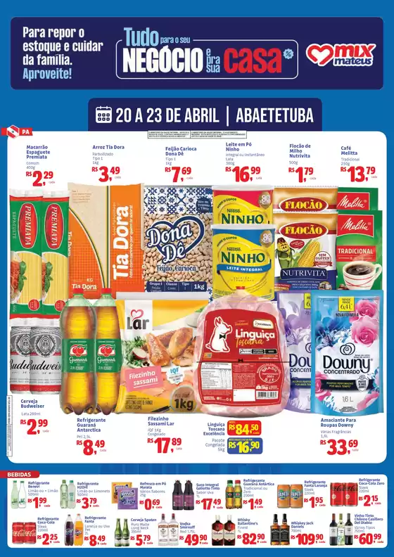 Catálogo Supermercados Mateus | Tudo Para sua Casa e Negocio | 2026-04-20T00:00:00.000Z - 2026-04-23T00:00:00.000Z