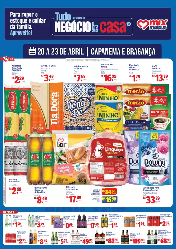 Catálogo Supermercados Mateus | Tudo Para Sua Casa e Negocio | 2026-04-20T00:00:00.000Z - 2026-04-23T00:00:00.000Z