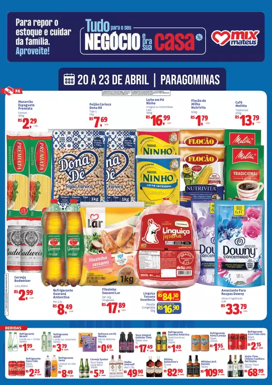 Catálogo Supermercados Mateus | Precinho Mateus | 2026-04-20T00:00:00.000Z - 2026-04-23T00:00:00.000Z