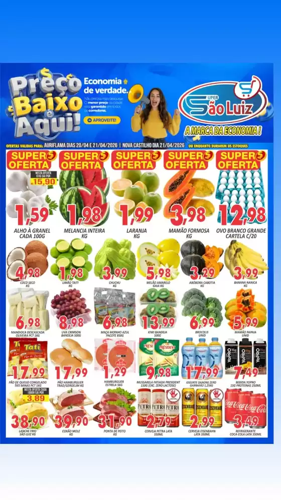 Catálogo Super São Luiz | Preço Baxio  | 2026-04-20T00:00:00.000Z - 2026-04-21T00:00:00.000Z