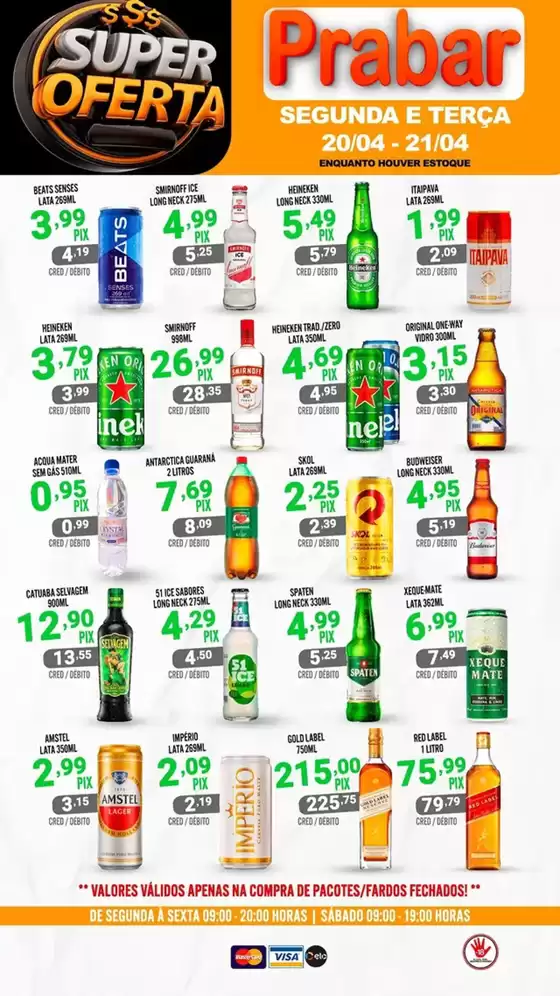 Catálogo Prabar Bebidas | Super Oferta | 2026-04-20T00:00:00.000Z - 2026-04-21T00:00:00.000Z