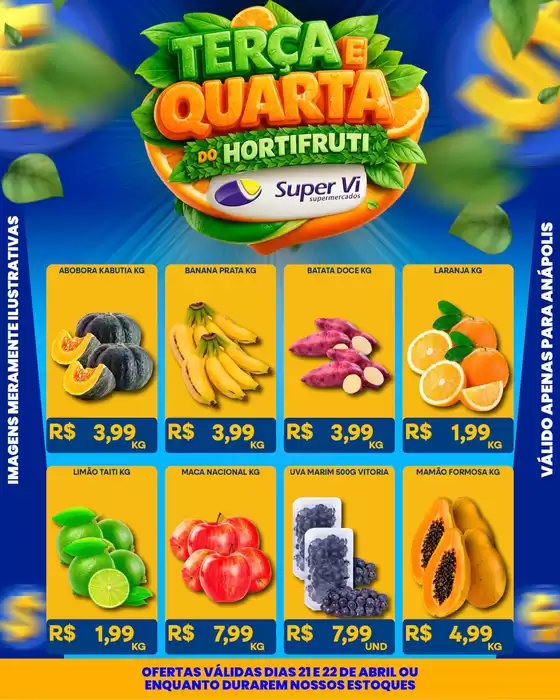Catálogo Supervi Supermercados | Encarte Supervi Supermercados | 2026-04-21T00:00:00.000Z - 2026-04-22T00:00:00.000Z