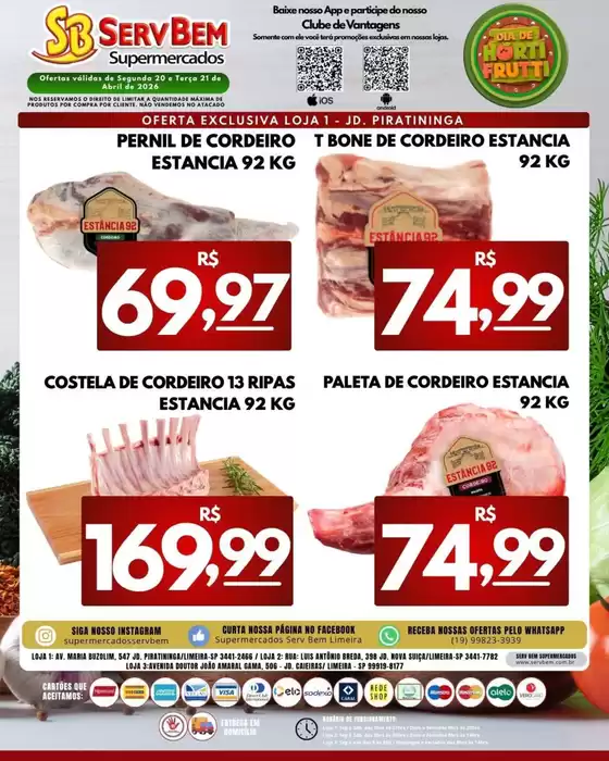 Catálogo ServBem | Ofertas exclusivas e pechinchas | 2026-04-20T00:00:00.000Z - 2026-04-21T00:00:00.000Z