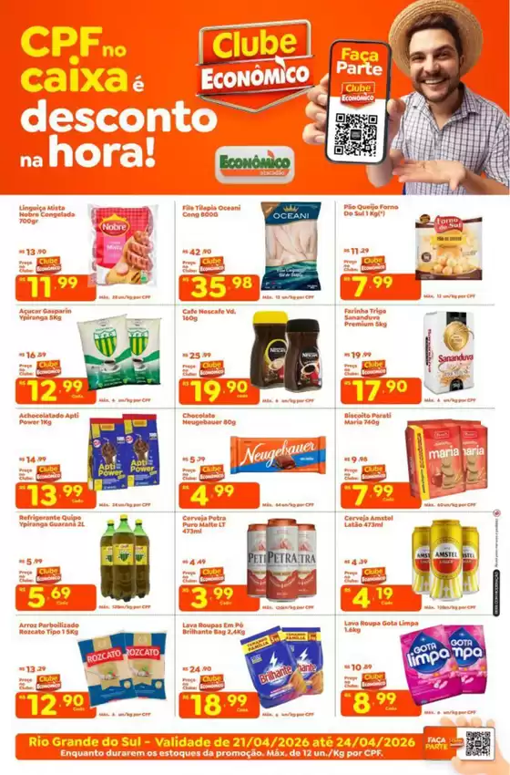 Catálogo Econômico Atacadão | Tabloide Econômico Atacadão - RS | 2026-04-21T00:00:00.000Z - 2026-04-24T00:00:00.000Z