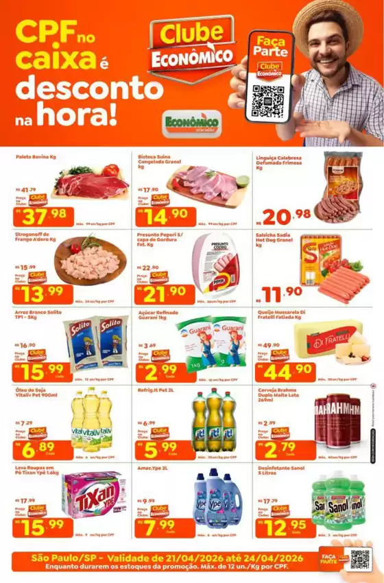 Catálogo Econômico Atacadão | Tabloide Econômico Atacadão - SP | 2026-04-21T00:00:00.000Z - 2026-04-24T00:00:00.000Z