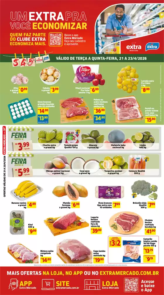 Catálogo Extra em Bom Jesus da Serra | Ofertas exclusivas para nossos clientes | 2026-04-21T00:00:00.000Z - 2026-04-23T00:00:00.000Z