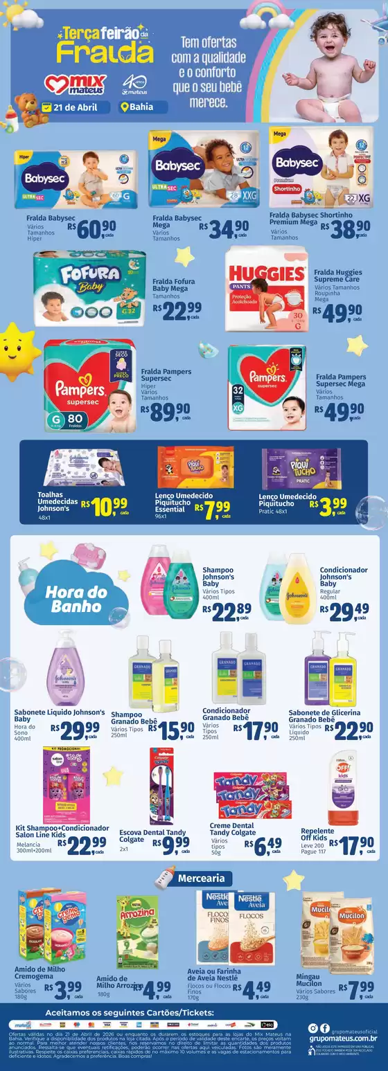 Catálogo Supermercados Mateus | Terça da Fralda | 2026-04-20T00:00:00.000Z - 2026-04-21T00:00:00.000Z