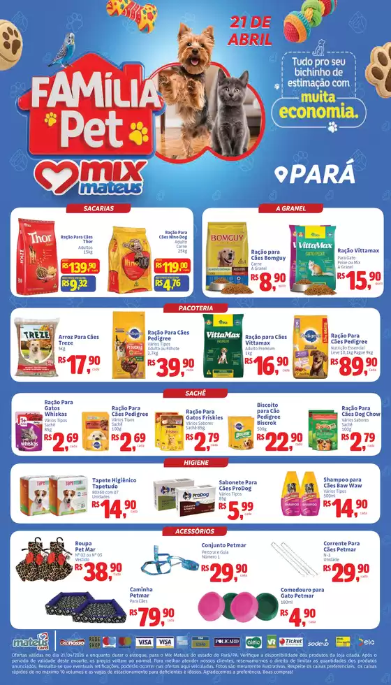 Catálogo Supermercados Mateus | Terça do Pet | 2026-04-20T00:00:00.000Z - 2026-04-21T00:00:00.000Z