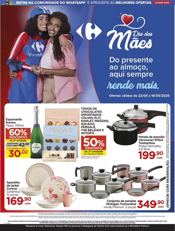Catálogo Carrefour | Novas ofertas para descobrir | 2026-04-22T00:00:00.000Z - 2026-05-10T00:00:00.000Z