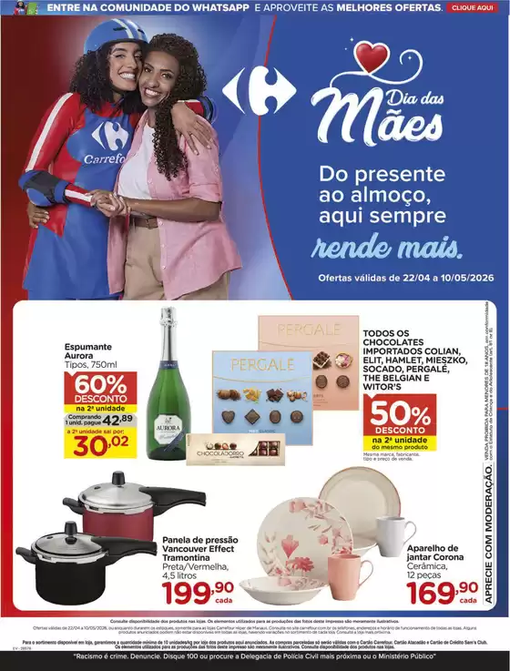 Catálogo Carrefour | Melhores ofertas para compradores econômicos | 2026-04-22T00:00:00.000Z - 2026-05-10T00:00:00.000Z