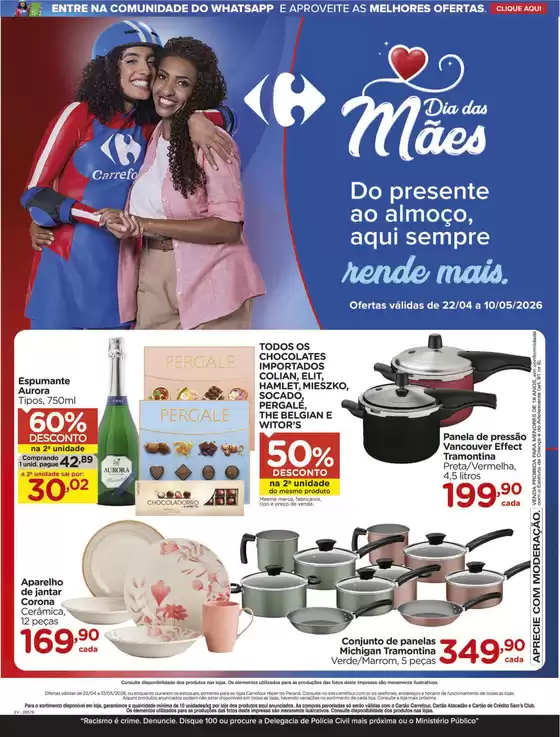 Catálogo Carrefour | Pechinchas e ofertas atuais | 2026-04-22T00:00:00.000Z - 2026-05-10T00:00:00.000Z