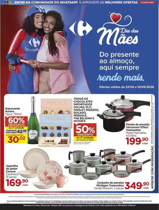 Catálogo Carrefour | Promoções especiais em andamento | 2026-04-22T00:00:00.000Z - 2026-05-10T00:00:00.000Z