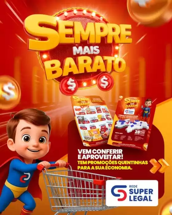 Catálogo Rede Super Legal de Supermercados | Sempre Mais Barato  | 2026-04-22T00:00:00.000Z - 2026-04-25T00:00:00.000Z