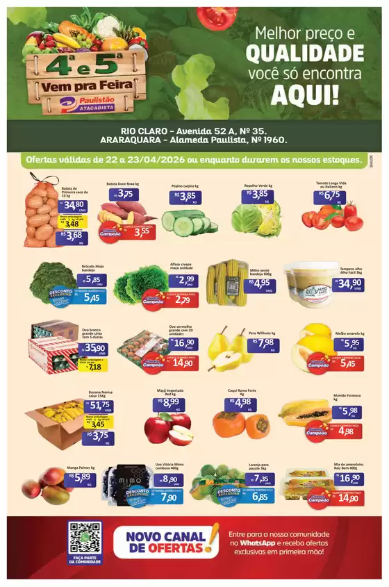 Catálogo Paulistão Atacadista | Encarte Paulistão Atacadista | 2026-04-22T00:00:00.000Z - 2026-04-23T00:00:00.000Z