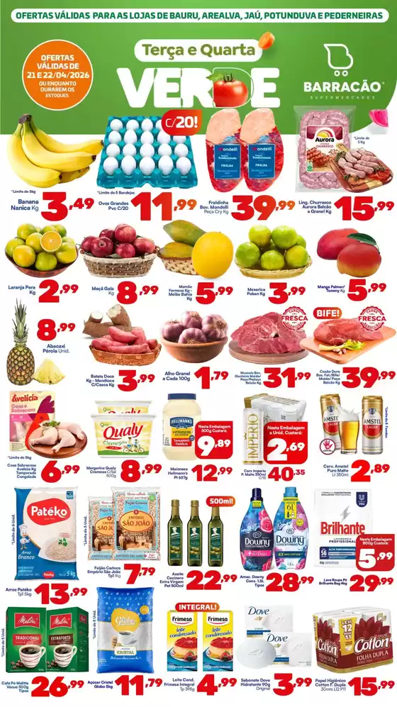 Catálogo Barracão Supermercado | Encarte Barracão Supermercado | 2026-04-21T00:00:00.000Z - 2026-04-22T00:00:00.000Z