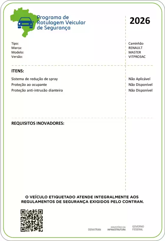 Catálogo Renault | Selo senatran mastervit pro3 25 | 2026-01-01T00:00:00.000Z - 2026-12-31T00:00:00.000Z