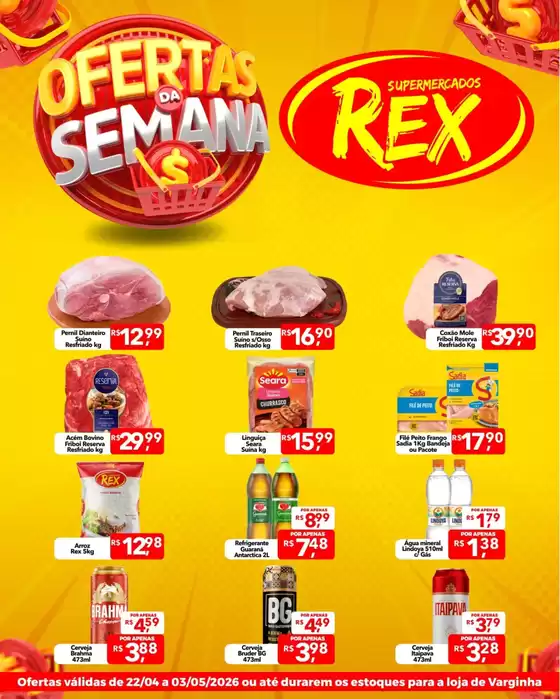 Catálogo Supermercados Rex | Descubra ofertas atraentes | 2026-04-22T00:00:00.000Z - 2026-05-03T00:00:00.000Z