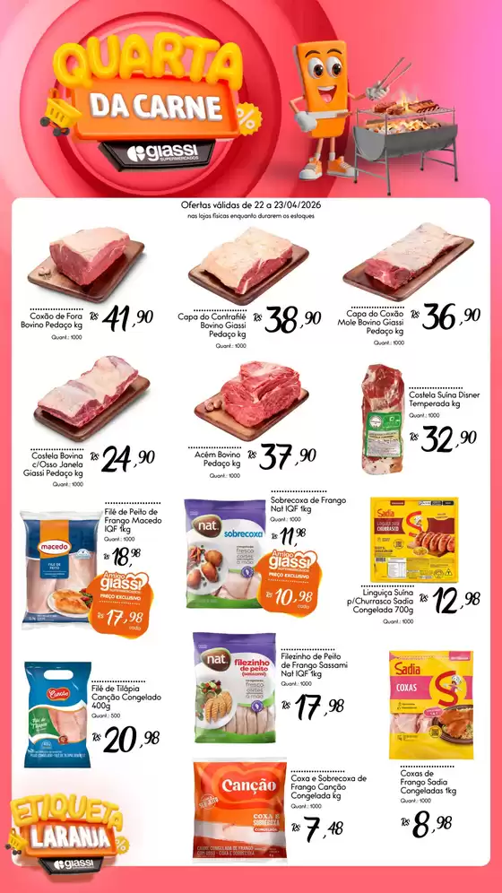 Catálogo Giassi Supermercados | Encarte Giassi Supermercados | 2026-04-22T00:00:00.000Z - 2026-04-23T00:00:00.000Z