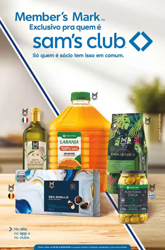 Catálogo Sam's Club em Governador Dix-Sept Rosado | Ofertas exclusivas e pechinchas | 2026-04-22T00:00:00.000Z - 2026-05-18T00:00:00.000Z