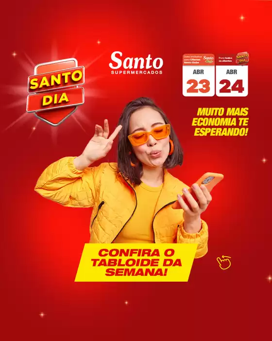 Catálogo Santo Supermercados | Pechinchas e ofertas atuais | 2026-04-23T00:00:00.000Z - 2026-04-24T00:00:00.000Z