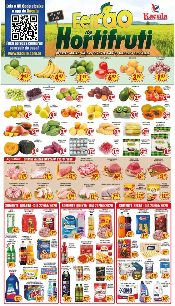 Catálogo Kaçula Supermercados | Loja2 | 2026-04-22T00:00:00.000Z - 2026-04-24T00:00:00.000Z