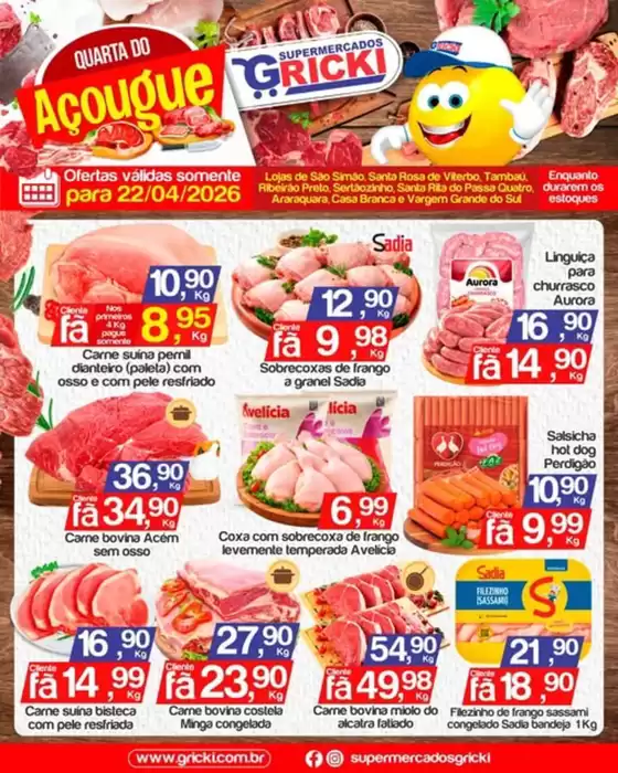 Catálogo Supermercados Gricki | Ofertas | 2026-04-22T00:00:00.000Z - 2026-04-22T00:00:00.000Z