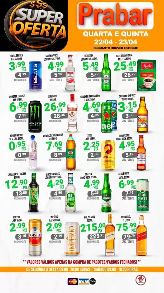 Catálogo Prabar Bebidas | Super Oferta | 2026-04-22T00:00:00.000Z - 2026-04-23T00:00:00.000Z