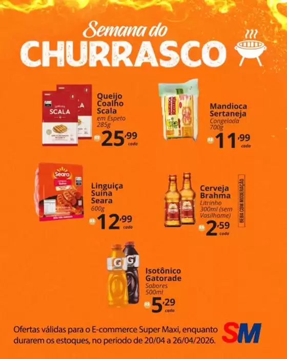 Catálogo SuperMaxi em Santa Cruz-Paraíba | Semana Do Churrasco | 2026-04-23T00:00:00.000Z - 2026-04-26T00:00:00.000Z