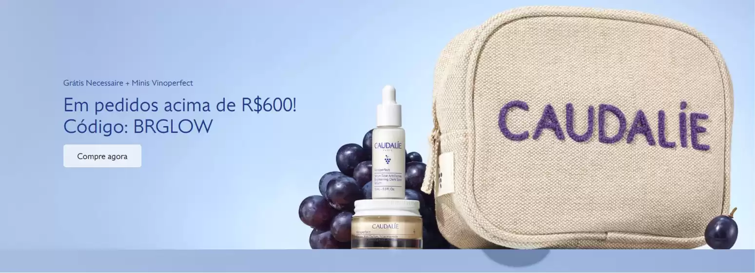 Catálogo Caudalie | Em pedidos acima de R$600 ! | 2026-04-23T00:00:00.000Z - 2026-05-07T00:00:00.000Z
