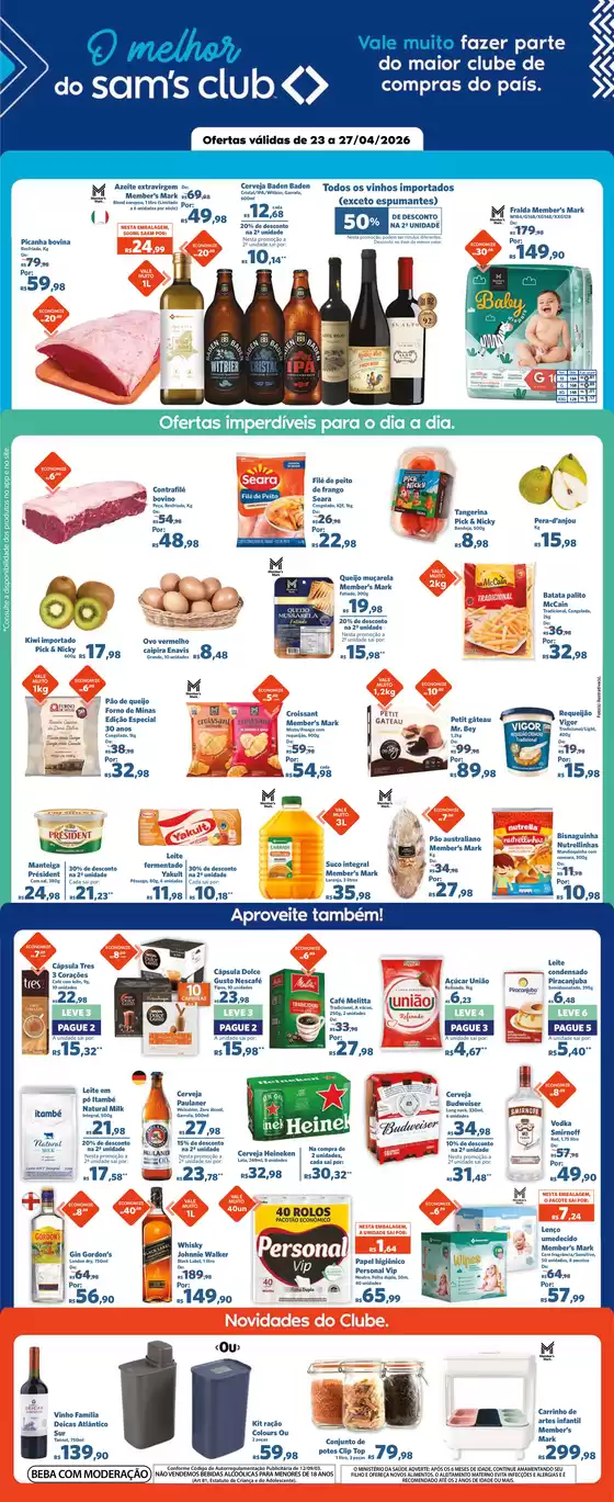 Catálogo Sam's Club em Flor da Serra do Sul | Ofertas para caçadores de pechinchas | 2026-04-23T00:00:00.000Z - 2026-04-27T00:00:00.000Z