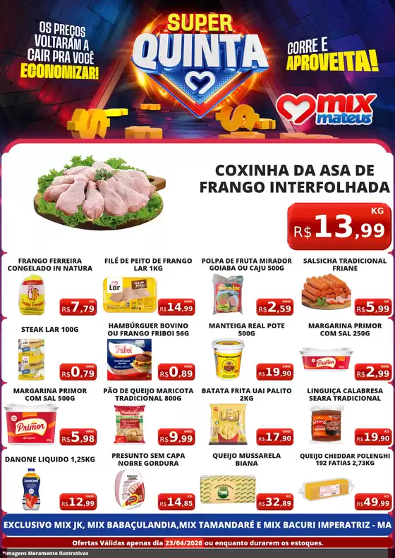 Catálogo Supermercados Mateus | Super quinta | 2026-04-22T00:00:00.000Z - 2026-04-23T00:00:00.000Z